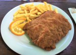 Steirisches Cordon Bleu mit Pommes frites 07/2020 - Einkehr Prieselbauer - Kapfenberg