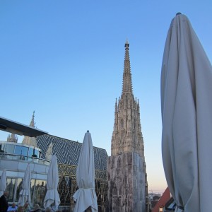 der Ausblick auf den Steffl ist einzigartig - Do & Co Stephansplatz - Wien