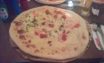 Pizza Gamberetti, (eine weiße) hat geschmeckt - L'Osteria Wien - Wien