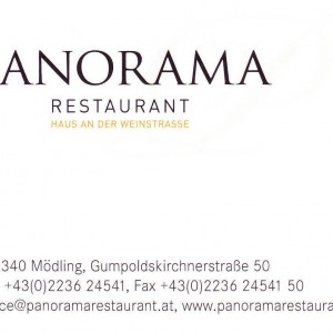 Panoramarestaurant 'Haus an der Weinstraße' - Visitenkarte - Panorama Restaurant an der Weinstraße - Mödling