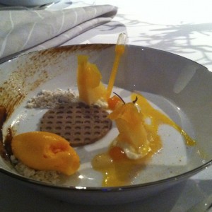 8. Gang: Orange mécanique - Silvio Nickol - Restaurant Coburg - Wien