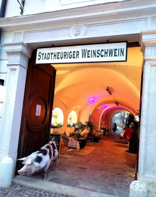 und Außen..... - Stadtheuriger Weinschwein - Eisenstadt