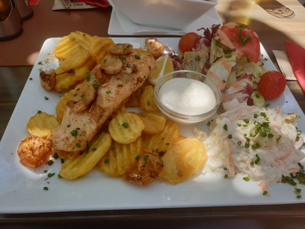 Pacific Salmon and Shrimp - EUR 23,90
gegrilltes Lachsfilet | gebratene ... - The BBQ Steak House - Biedermannsdorf