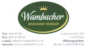 Wambacher - Visitenkarte