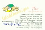 Woody&#039;s Waldheuriger - Visitenkarte