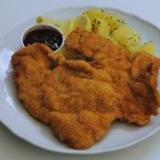 Dommayer - Sehr gutes Wr. Schnitzel vom Schwein - Dommayer - Wien