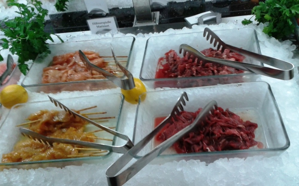 Klee Wok - Frische Zutaten für Teppanyaki - Asia Restaurant Klee Wok - Wien
