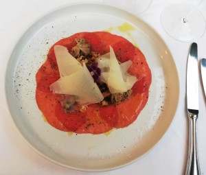 Carpaccio vom dry aged Weiderind - Zum Kaiser von Österreich - Krems