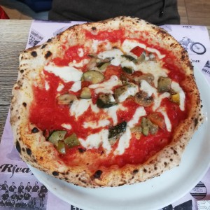 Pizza Vegetariana - Pizzeria Riva - Türkenstraße - Wien