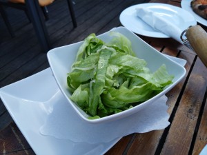 grüner Salat (zu Käsespätzle)