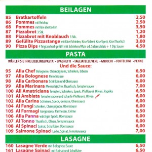 Pizzeria Webpizza Flyer Seite 3 - Webpizza - Wien