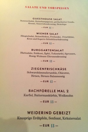 Salate und Vorspeisen - Brasserie & Bakery - Wien