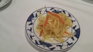 Gruß aus der Küche. Krautsalat vom AYCE-Buffet? - China Restaurant Lotos - Innsbruck