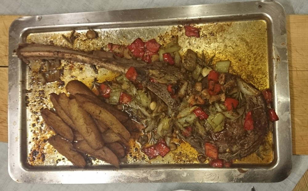 Eine Famillienportion Fleisch :-D - Gasthaus Boigerstadl - Garsten