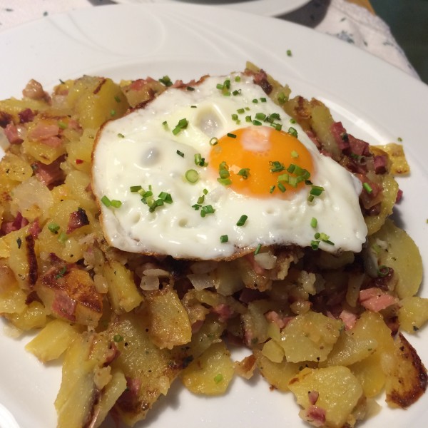 Gröstl - Senningerbräu Alm - Hollersbach im Pinzgau