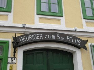 Heuriger 5er Pflug - Wien
