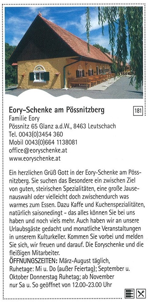 Eoryschenke - Leutschach
