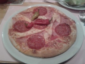 Pizza Diavolo - Pizzeria Catharina - Graz