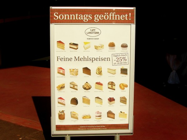 Das sind die Torten - Cafe Landtmann Tortenshop - Wien