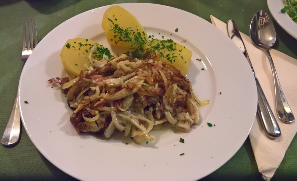 Kutteln geröstet, einfach nur genial! - Hausmair's Gaststätte - Wien