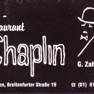 Chaplin - Visitenkarte - Chaplin - Wien