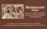 Zum Stöger Visitenkarte - Zum Stöger - Wien