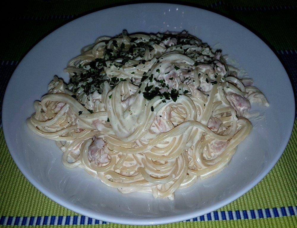 Spaghetti Carbonara nicht original - La Margherita - Wien