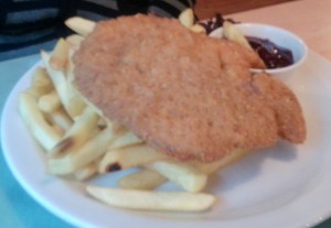 Wirtshaus zum Nepomuk - Schweinsschnitzel Wiener Art (kleine Portion) - Wirtshaus zum Nepomuk - Wien