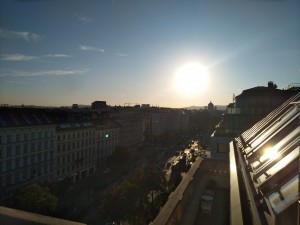 Ausblick Terrasse auf Ring - Le Ciel - Wien