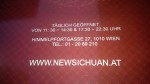 Öffnungszeiten - New Sichuan - Wien