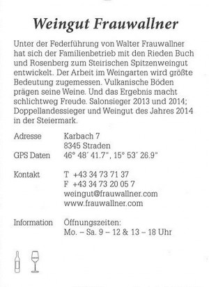 Weingut Frauwallner - Straden