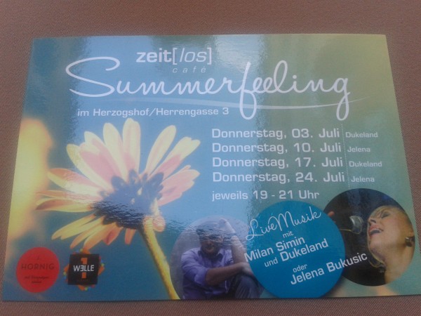 Flyer - zeit [los] cafe - Graz