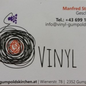 Visitenkarte - VINYL Wine & Music - Gumpoldskirchen