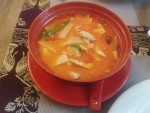 Hühnerfleisch in pikantem roten Curry - Lemon Leaf - Wien