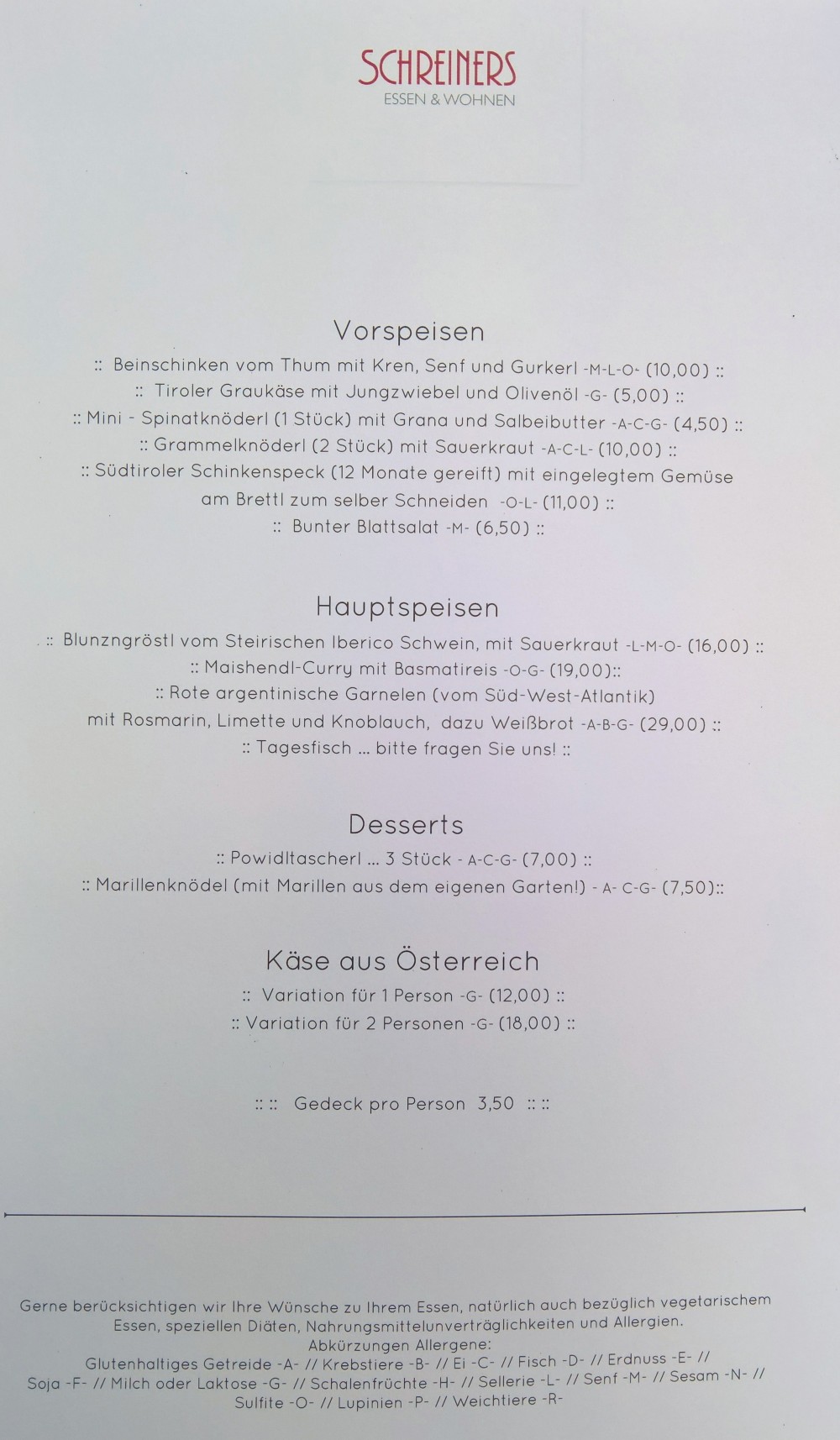 Schreiner’s Gastwirtschaft - Wien