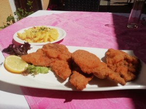 Gebackene Lamm - Gasthaus "Zur Kaisereiche" - Innermanzing