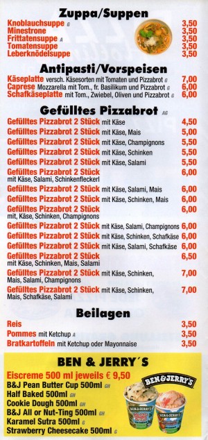 Pizza Hotline5 - Aktueller Flyer / Seite 2