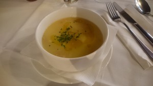Crema di patate con pancetta - Al Sarago - Wien