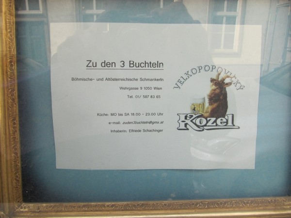 Zu den 3 Buchteln - Wien