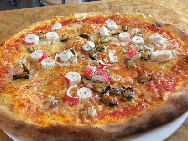 Pizza Frutti di Mare (Oktober 2016) - Pizzahaus Paola - Wien