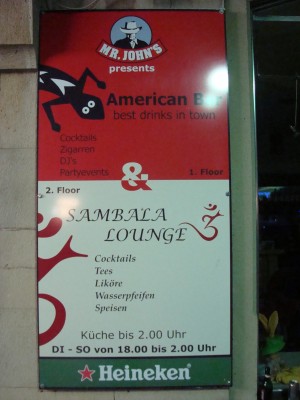 Mr. John's American Bar & Sambala Lounge