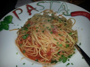 Spaghetti all Amatriciana - Sale e Pepe - Wien