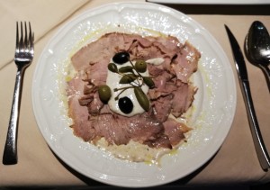 Vitello Tonnato, sehr gut!