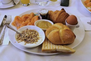 Café Central - Kaiserfrühstück (nicht im Bild das Glas Sekt) - Café Central - Wien