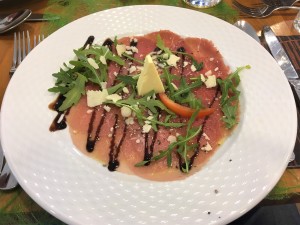 Carpaccio vom Rinderfilet