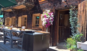 Auf der wunderschönen Terrasse am 7.8.17 - Rud Alpe - LECH am Arlberg