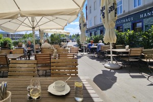 Gasthaus Hansy - Gastgarten Ausblick Richtung Praterstern - Hansy - Wien