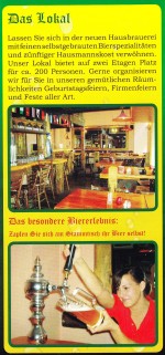 Stadtbrauerei Schwarzenberg Flyer Seite 2