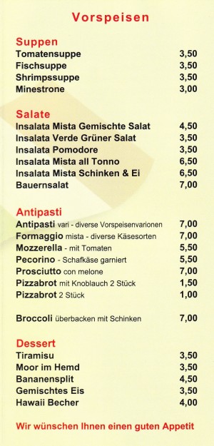 Pizza Pasta-Galleria Flyer Seite 6 - Pizza Pasta Galleria - Wien