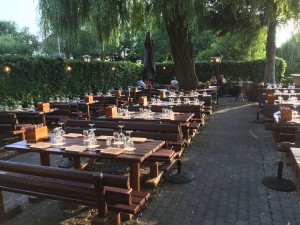 Gemütlicher Gastgarten - Landhaus Ruckerlberg - Graz